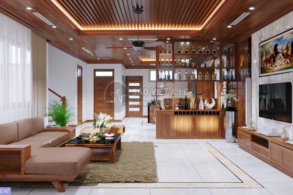 THIẾT KẾ NỘI THẤT PHÒNG KHÁCH HIỆN ĐẠI